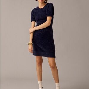 J. Crew short-sleeve sweater dress in brushed yarn NWT size small